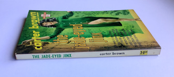 CARTER BROWN THE JADE-EYED JINX Australian pulp fiction paperback book 1963